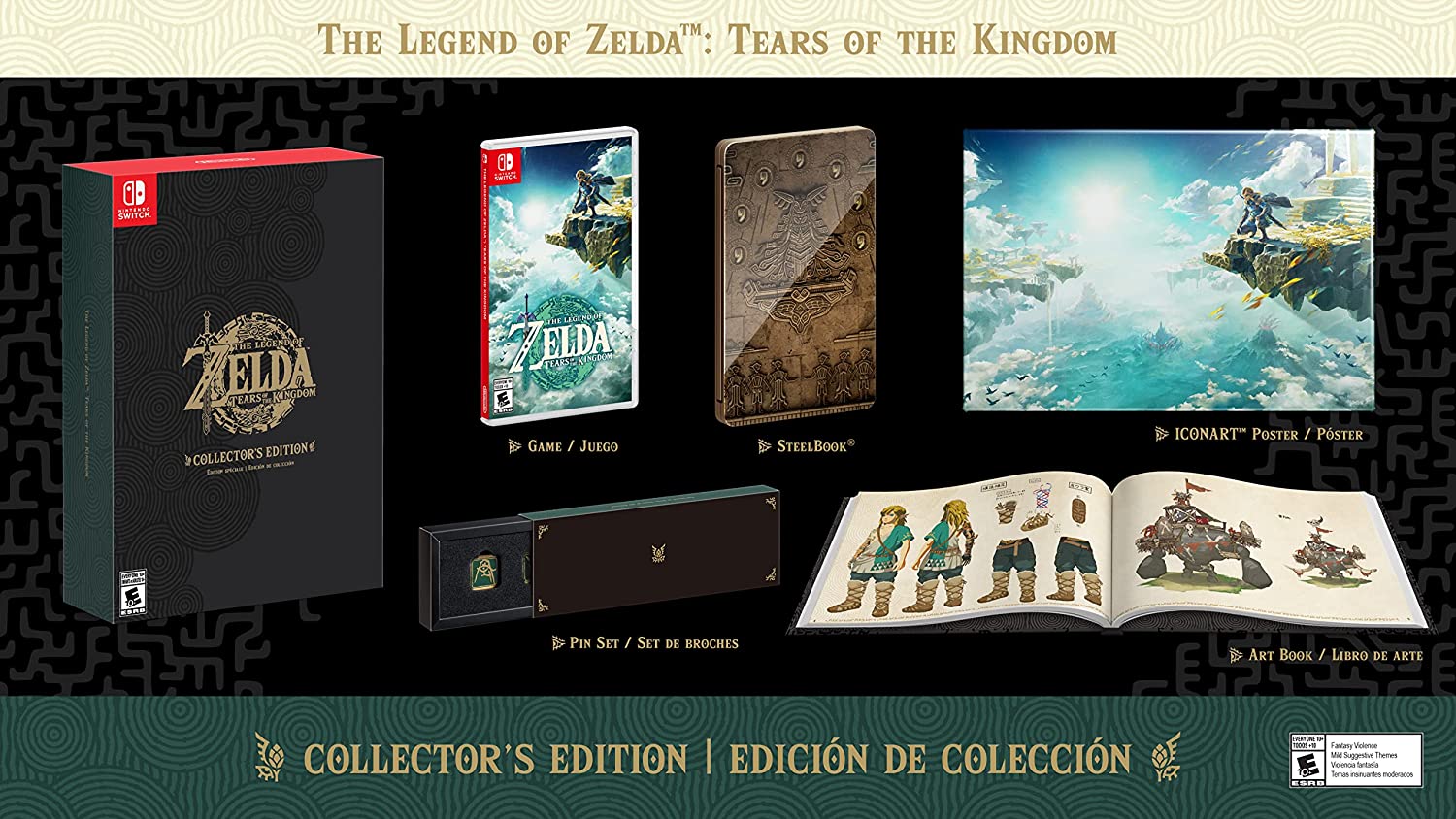 The Legend Of Zelda: Tears Of The Kingdom - Collector's Edition The Legend Of Zelda: Tears Of The Kingdom - Collector's Edition